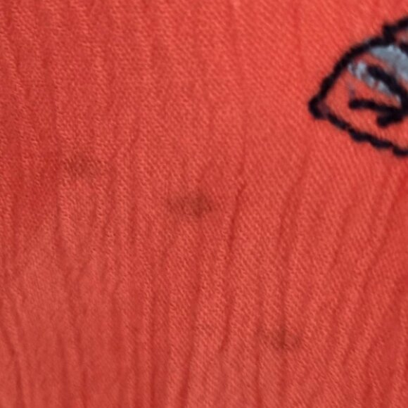 Kelly Renee Orange Sleeveless Embroidered Boho Blouse Size 2x 20-22w - Picture 9 of 10